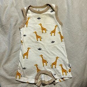 Honest Baby Clothing Giraffe Romper